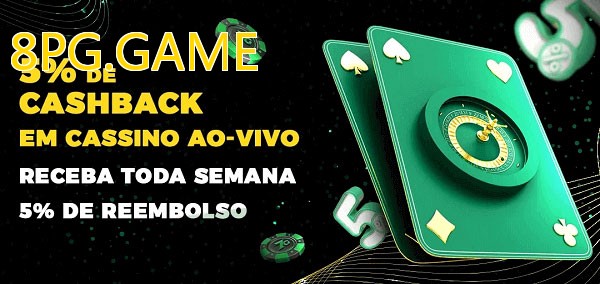 Promoções do cassino ao Vivo 8PG.GAME